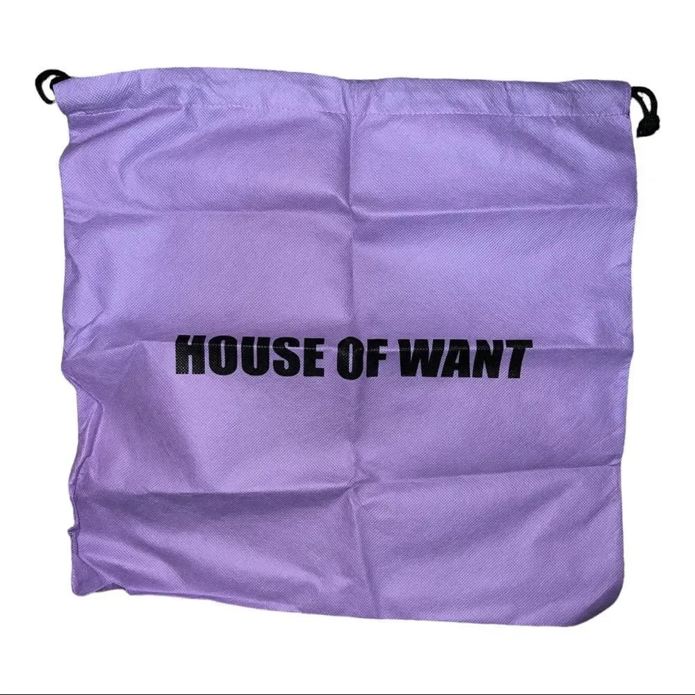 House of Want Taupe Snack Top Handle Satchel Vegan Leather NWD